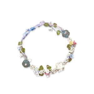 Pastel Flower Hand‑woven Bracelet